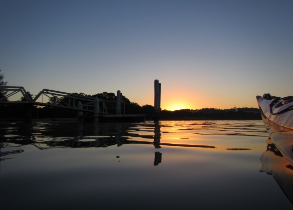 Clear blue skies with a burst of colour 