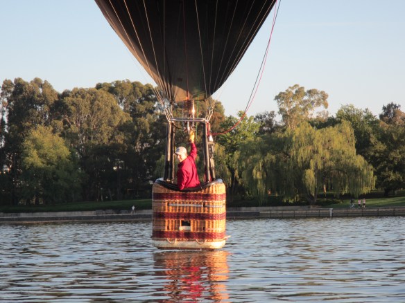 'Dunkin Dave' decided to get his feet wet