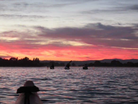 Pre-dawn paddle