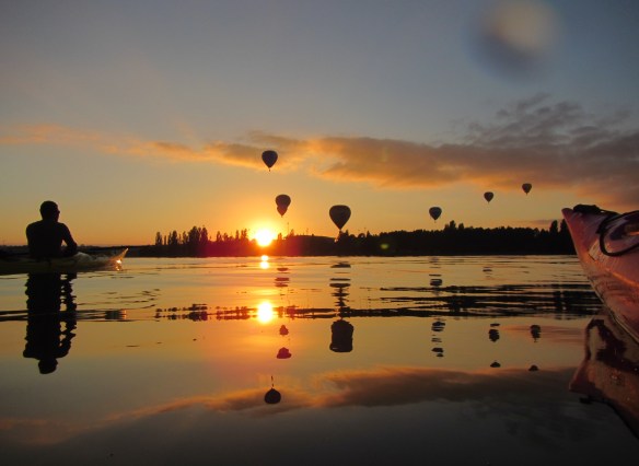 There wasn't a great deal of paddling done this morning