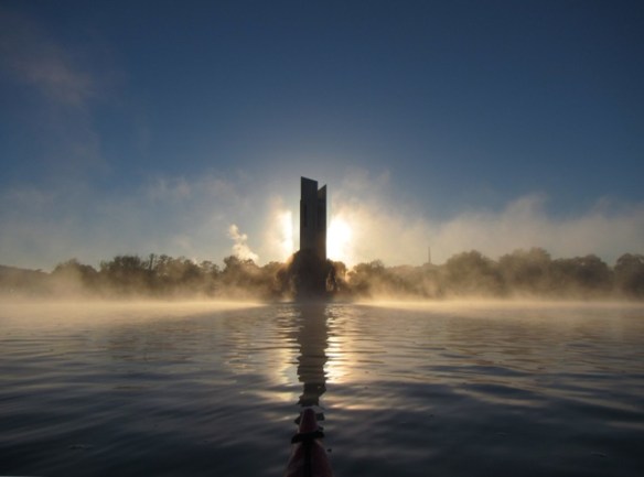 This mornings paddle definitely had a mystical feel about.