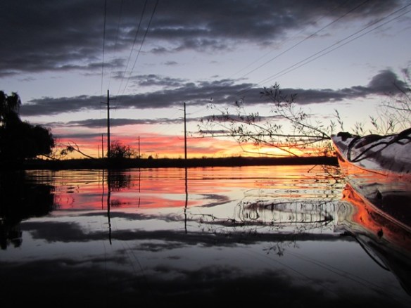 Just drifting away immersed in the scenery 