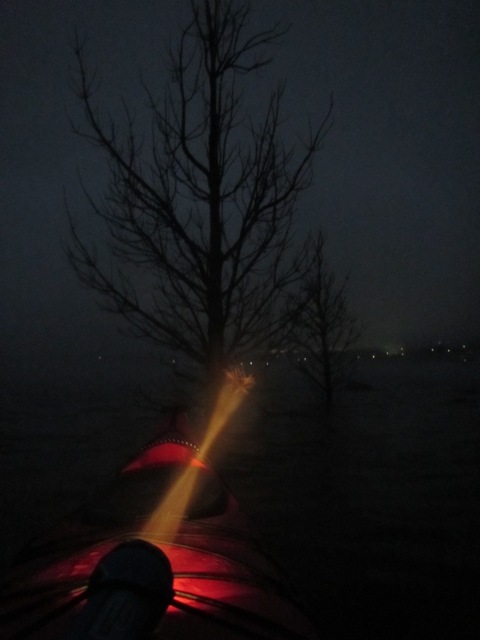 Lucky I had my X-Files torch with me. 