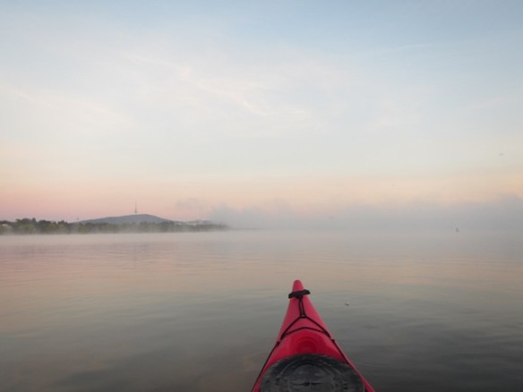 The pastel pinks were there to the west. 
