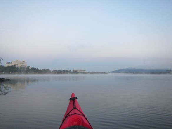 It had an alpine feeling about this morning