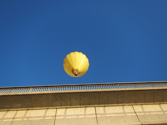Here comes the balloons!
