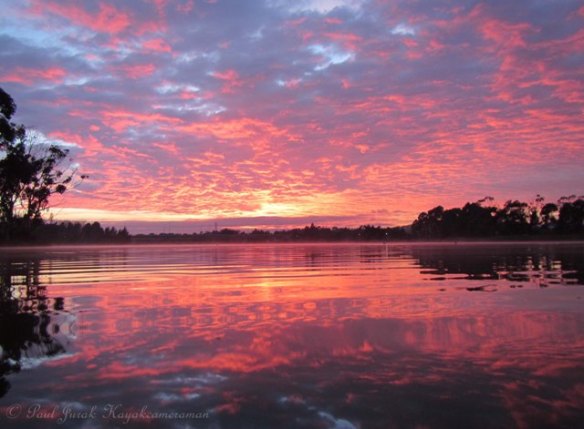 Pink marbled water....amazing! 