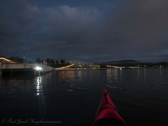 It took me a few shots, but I managed to snap the flashing warning strobe on the foreshore pier.