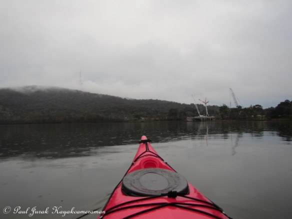 I even got the chance to see a piece of the new bridge get placed into position. 