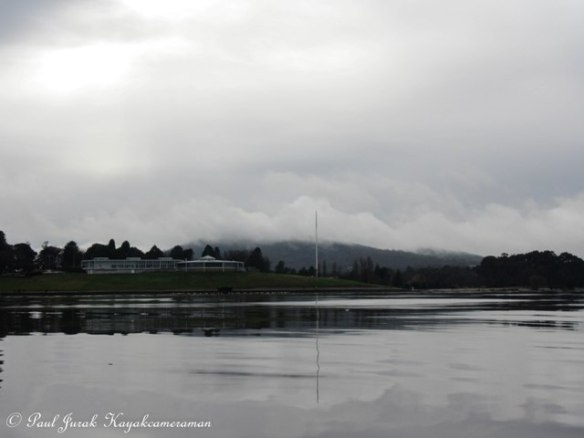Regatta Point and Mt Ainslie looking very mystical