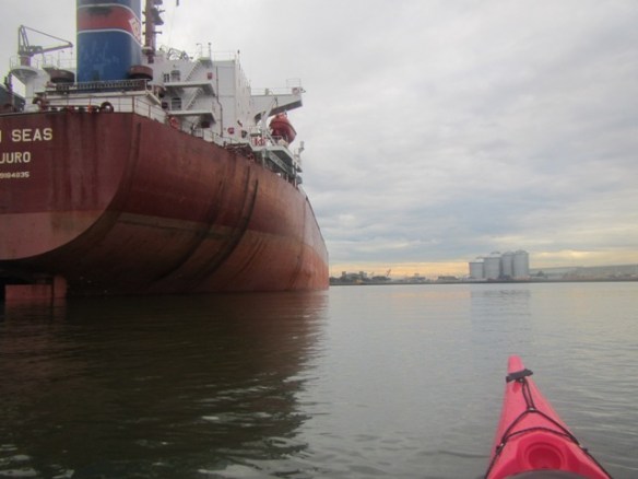 Slip stream manoeuvre ....move over big fella the Red Chilli is coming through.