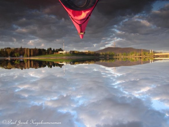 It felt like I was paddling on the clouds