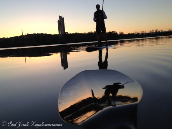 Tri SUP reflection
