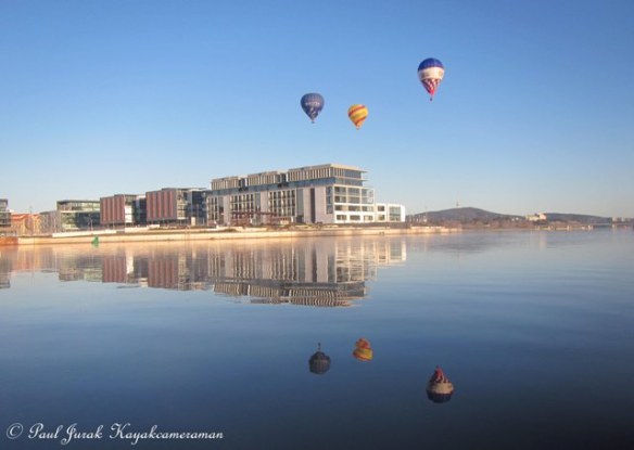 The balloons are always a magnificent site hovering over Canberra. 