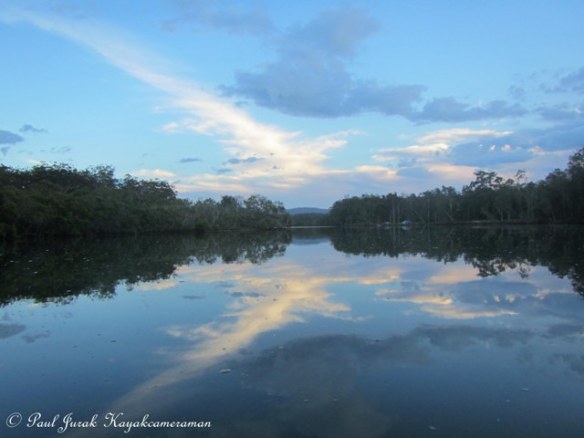 Soon I was entering into the blue room. 
