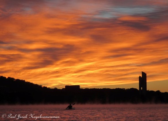 I just love paddling into a brilliant sunrise, no better way to start the day!