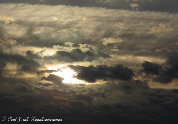 The skies looked brilliant 