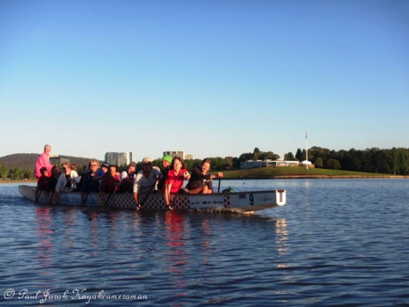 The ever happy dragon boaters