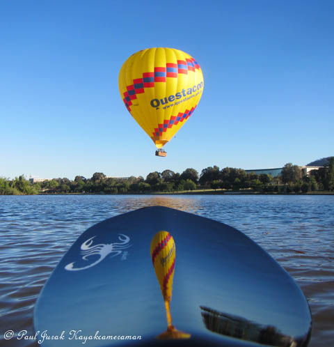 Two balloons with one shot...bargain!
