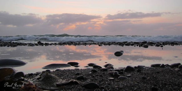 I decided to sit down on Shelley Beach and take it all in.