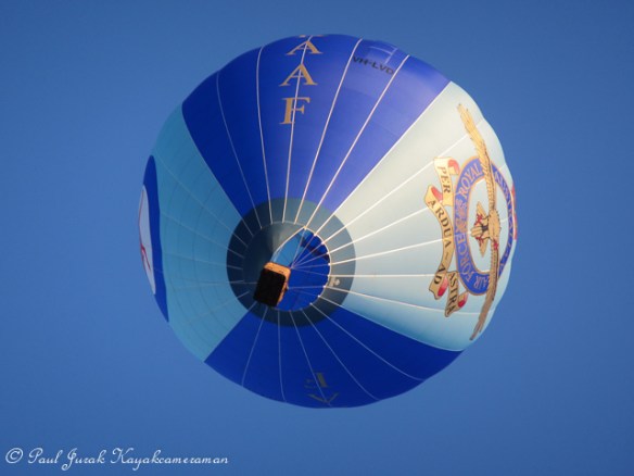 The RAAF balloon was so close.