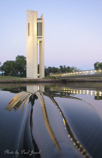 Octa-Carillon - the early morning lights of the National Carillon certainly drew you in.