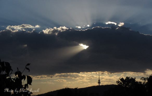7.03pm: I've been cooking dinner and watching the skies for all afternoon. 