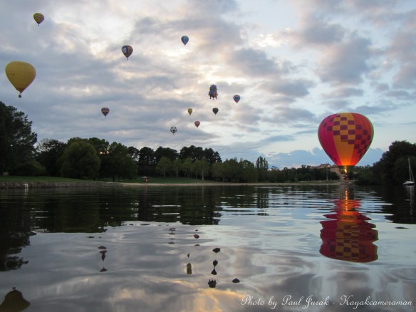 I think that he was looking for a balloon mooring on 'Lotus Bay'  