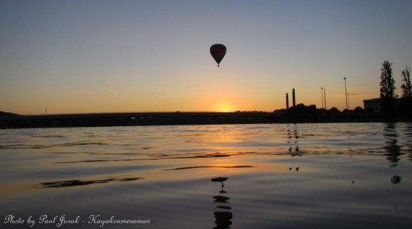 There was a hint of gold on the horizon this morning 