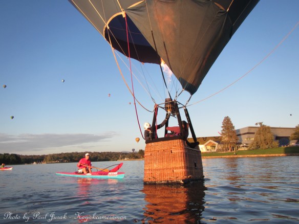 Simon was out there balloon chasing as well. 