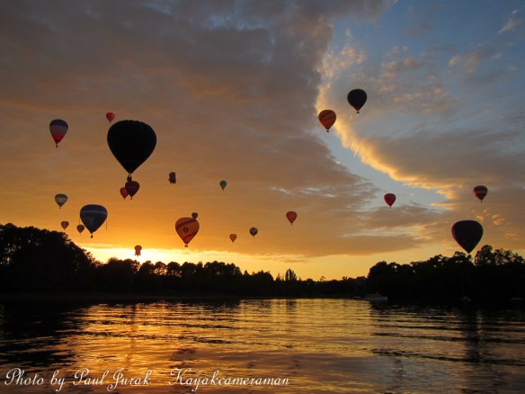 The skies are alive with balloons 