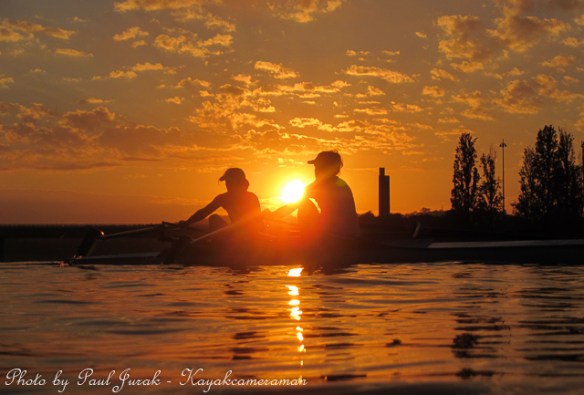 What a great morning to be out on the water. That was gold! 