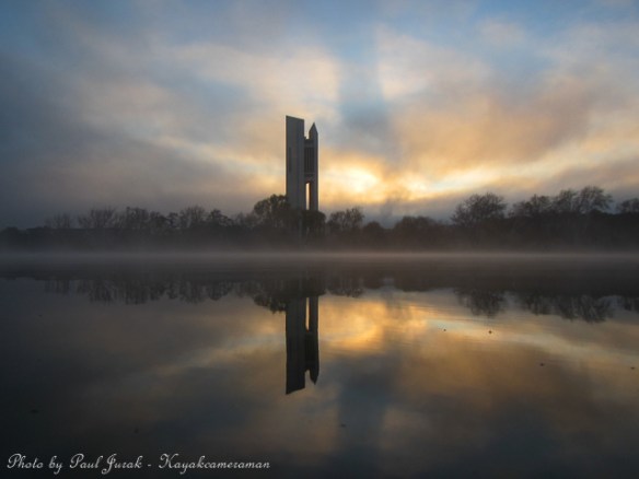The entire basin was like a sheet of glass!