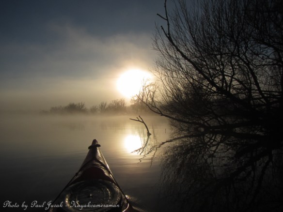 The temps may have been crisp, but it was definitely a very  peaceful paddle this morning. I hope you enjoyed the trip :)  